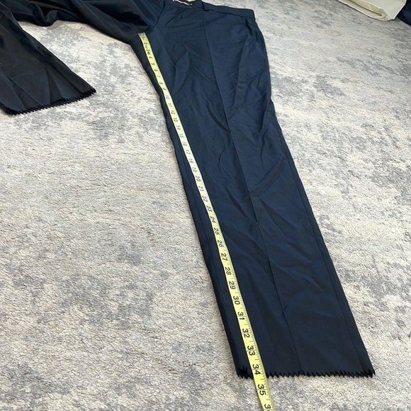 New BOSS Hugo Boss H Huge Dress Pants Black Wool - Picture 7 of 12
